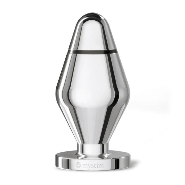 MyStim Large John Metal Butt Plug BondageBox UK