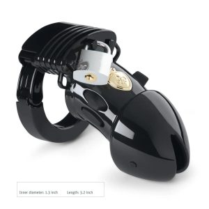 MyStim Pubic Enemy No 1 Black Edition Electrosex Cock Cage BondageBox UK