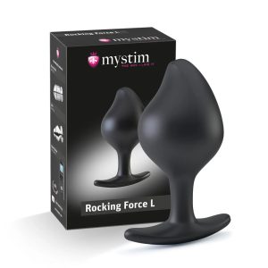 MyStim Rocking Force Large E Stim Butt Plug BondageBox UK