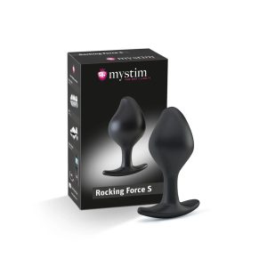 MyStim Rocking Force Small E Stim Butt Plug BondageBox UK