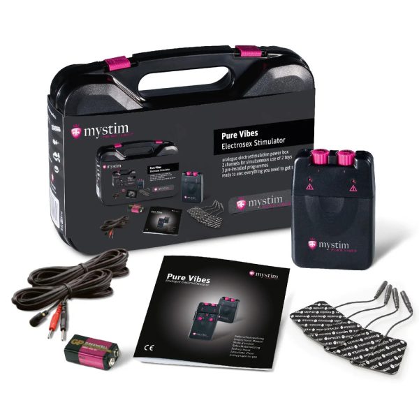 Mystim Pure Vibes E Stim Unit BondageBox UK