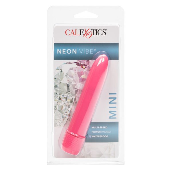 Neon Pink Multi Speed Mini Vibrator BondageBox UK