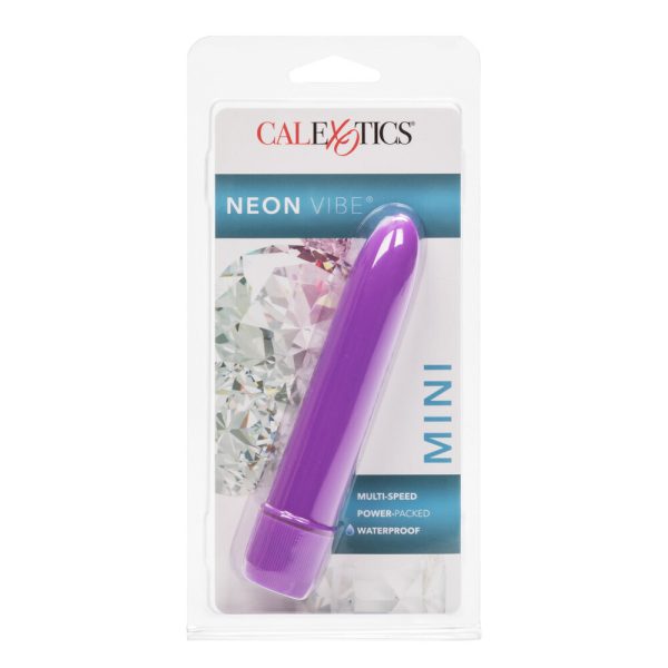 Neon Purple Mini Multi Speed Vibrator BondageBox UK
