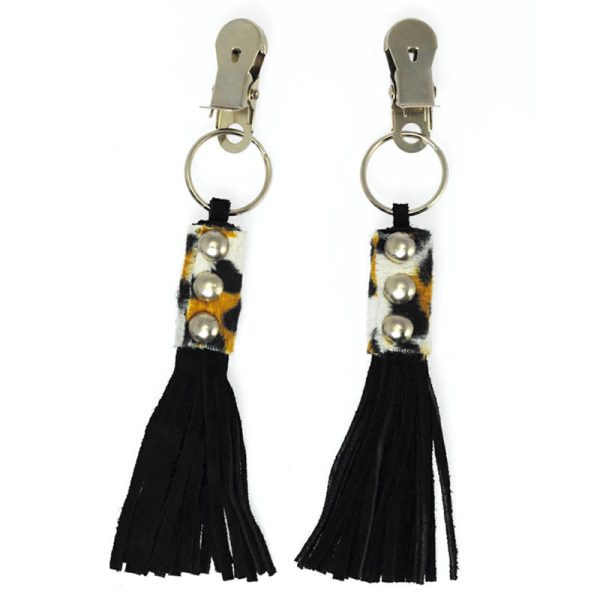 Nipple_Clamps_With_Animal_Print_BondageBox_x2 Nipple Clamps With Animal Print BondageBox UK