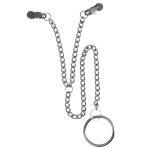 Nipple Clamps With Scrotum Ring BondageBox UK