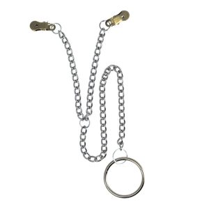 Nipple Clamps With Scrotum Ring BondageBox UK