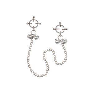 Nipple Grips 4 Point Nipple Press With Bells BondageBox UK