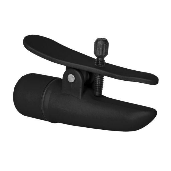 Nipplettes Vibrating Black Nipple Clamps BondageBox UK