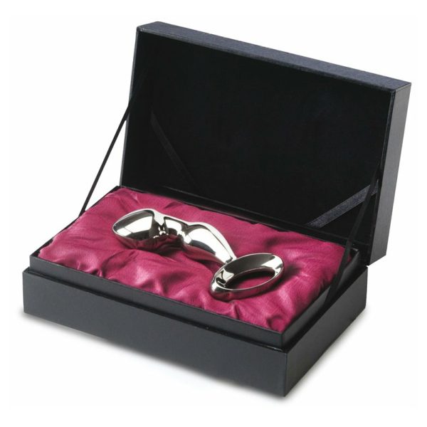 Njoy Pure Fun Plug Stainless Steel P Spot Butt Plug BondageBox UK