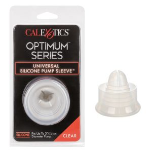 Optimum Series Universal Silicone Pump Sleeve Clear BondageBox UK