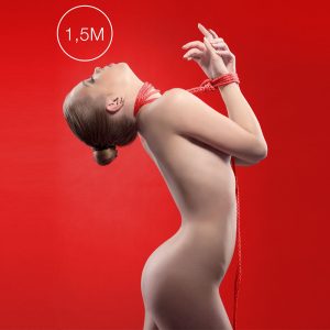 Ouch 1.5 Meters Kinbaku Mini Rope Red BondageBox UK