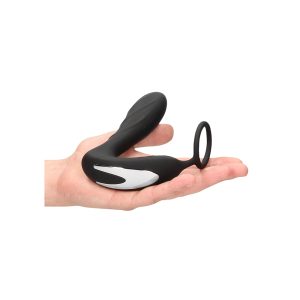 Ouch E Stimulation And Vibration Butt Plug And Cock Ring BondageBox UK