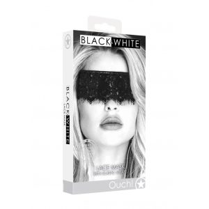 Ouch Lace Mask with Straps BondageBox UK