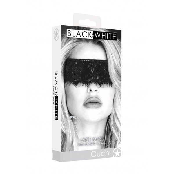 Ouch Lace Mask with Straps BondageBox UK
