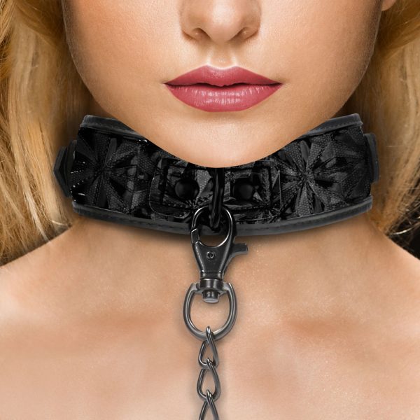 Ouch Luxury Collar With Leash BondageBox UK