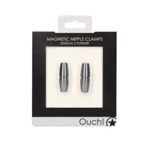 Ouch Magnetic Sensual Cylinder Nipple Clamps BondageBox UK