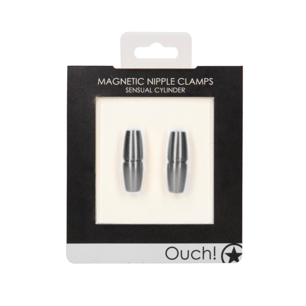 Ouch Magnetic Sensual Cylinder Nipple Clamps BondageBox UK