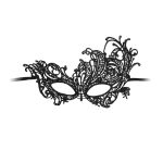 Ouch Royal Black Lace Mask BondageBox UK