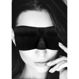 Ouch Satin Curvy Eye Mask BondageBox UK