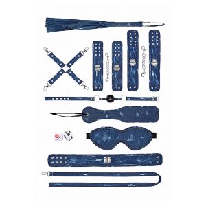 Ouch Tough Denim Style Bondage Kit BondageBox UK