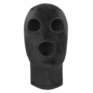 Ouch Velvet Mask With Eye And Mouth Opening BondageBox UK