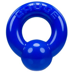 Oxballs Gauge Super Flex Cock Ring Police Blue BondageBox UK