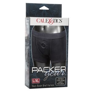 Packer Gear Boxer Harness Black Large to Xtra Large BondageBox UK
