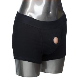 Packer Gear Boxer Harness Black Xtra Small to Small BondageBox UK