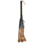 Pain Medieval 12 Tails Italian Leather Whip BondageBox UK
