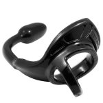 Perfect Fit Armour Tug Lock Black Small BondageBox UK
