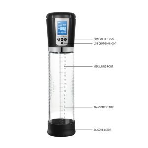 Premium Rechargeable Automatic LCD Penis Pump BondageBox UK