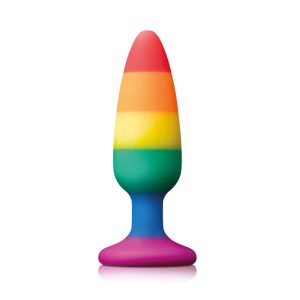 Pride Pleasure Plug Rainbow Medium BondageBox UK