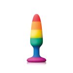 Pride Pleasure Plug Rainbow Small BondageBox UK
