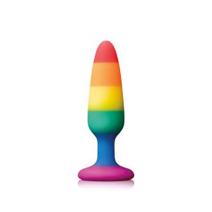 Pride Pleasure Plug Rainbow Small BondageBox UK