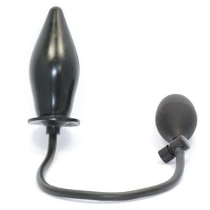 Pump N Play Black Inflatable Butt Plug BondageBox UK
