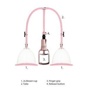 Pumped Breast Pump Medium Rose Gold BondageBox UK