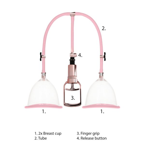 Pumped Breast Pump Medium Rose Gold BondageBox UK