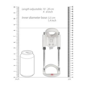 Pumped Penis Extender White BondageBox UK