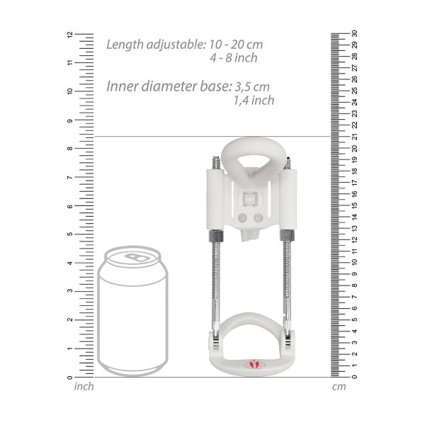 Pumped Penis Extender White BondageBox UK