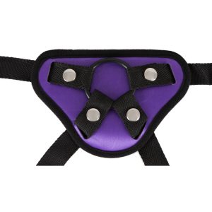 Purple And Black Universal Harness Strap On BondageBox UK