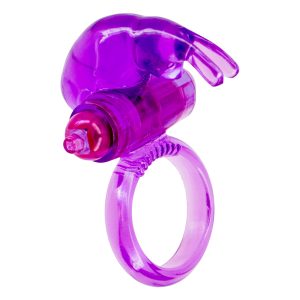 Rabbit Ultra Soft Vibrating Cock Ring BondageBox UK