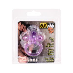 Rabbit Ultra Soft Vibrating Cock Ring BondageBox UK