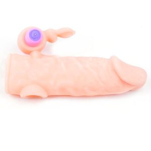 Rabbit Vibrating Penis Extender BondageBox UK
