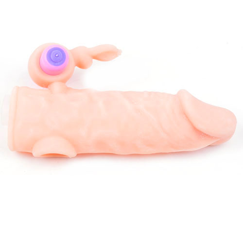 Rabbit Vibrating Penis Extender BondageBox UK