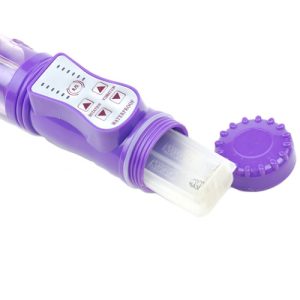 Rabbit Vibrator With Thrusting Motion Purple BondageBox UK