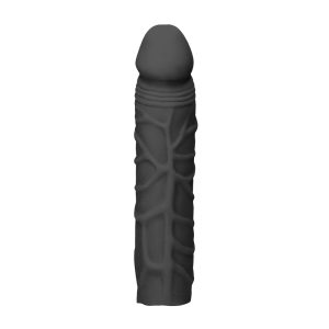 RealRock 7 Inch Penis Sleeve Black BondageBox UK