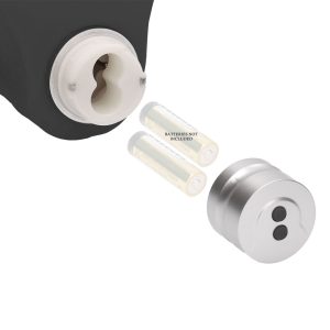 RealRock 9 Inch Black Realistic Vibrating Dildo With Balls BondageBox UK