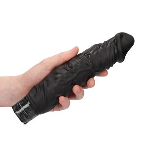 Realistic 10 speed Vibrator Black BondageBox UK