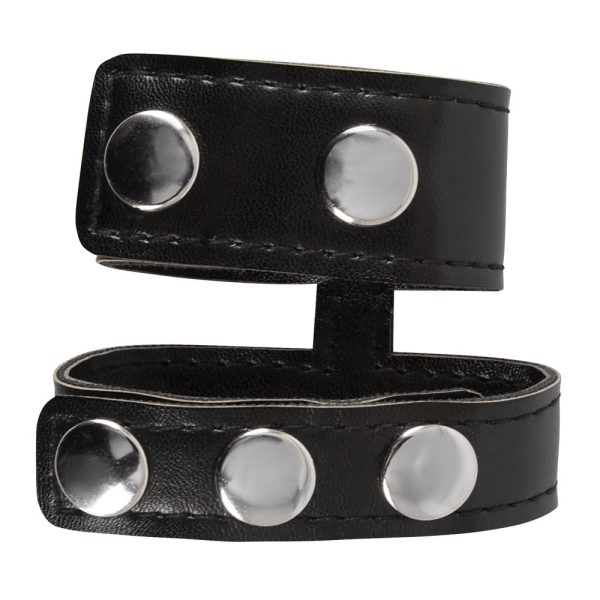 Rebel Mens Gear Cock Strap With Ball Stretcher BondageBox UK