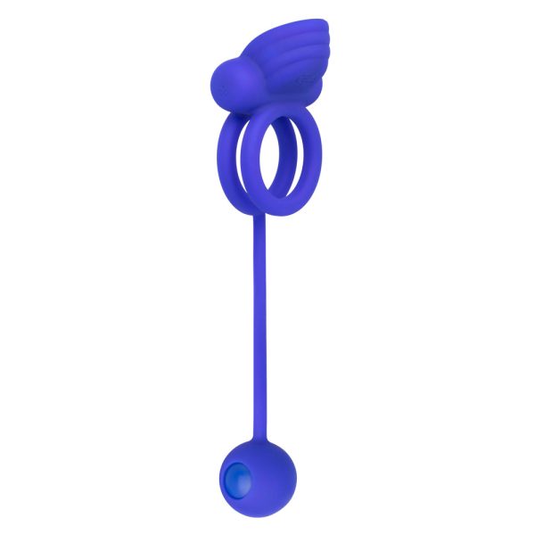 Rechargeable Dual Rockin Rim Enhancer Cock Ring BondageBox UK